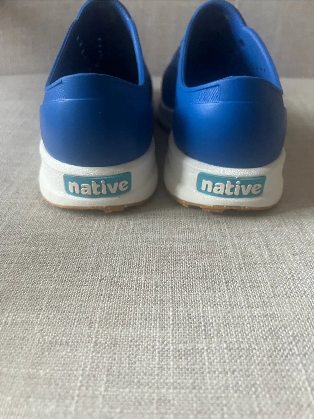 Native Boys/Kids outdoors Blue Slip-On Perforated Casual Shoes, size 4